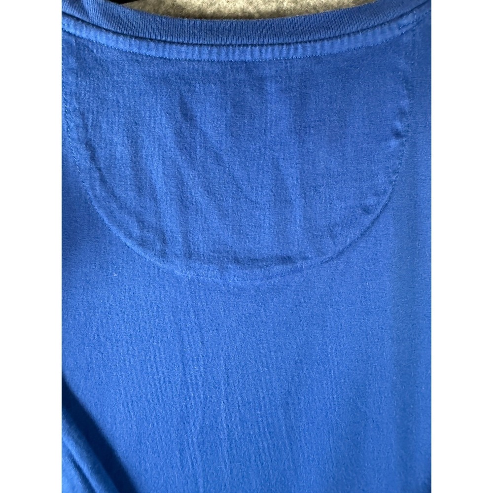 Greg Norman Mens XXXL Blue Short Sleeve Pocket T-Shirt Shark Logo Cotton Tee - Picture 9 of 10